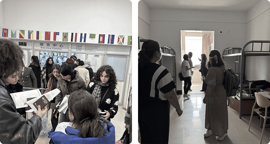 Registration and delivery of dormitories to students